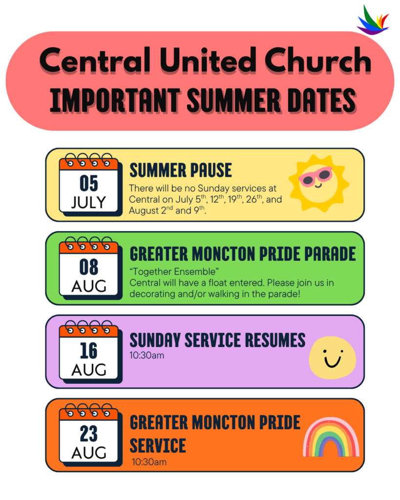 Summer Schedule Highlights