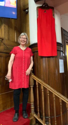 Hanging-of-Red-Dress