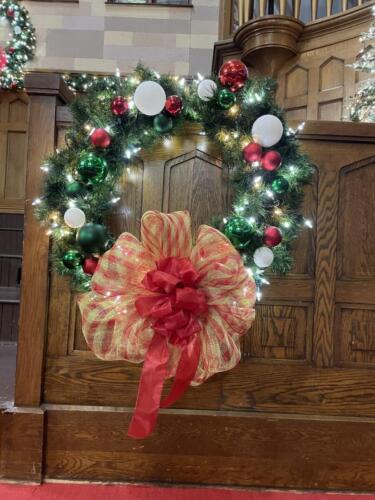 Beautiful wreath decoration