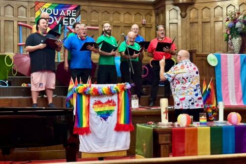 Khorus Choir joined us for our Pride Service !