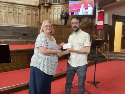 Mitchell Horne, winner of this year's Clara Stratton Scholarship