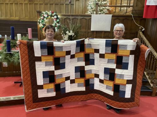 The winner of this year's quilt - Pam Gerdes.  Congratulations Pam!